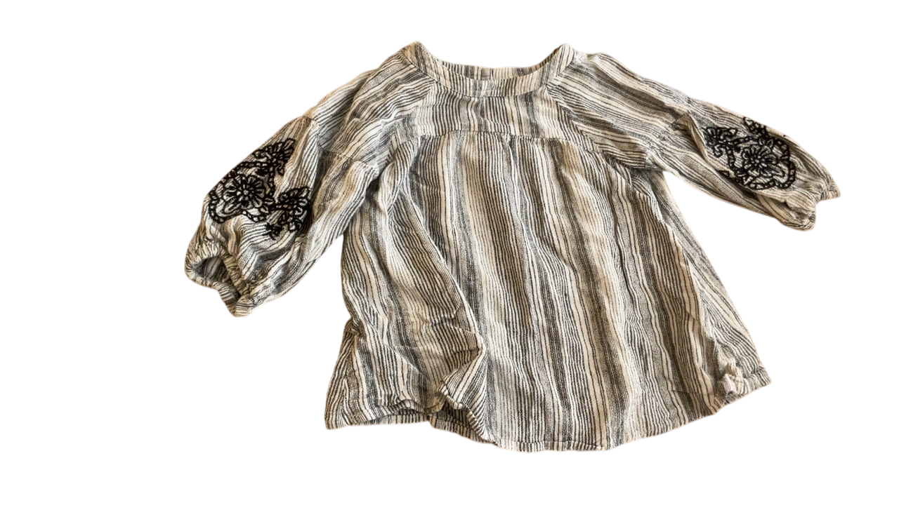 Art Class Blouse 12 months Black and white