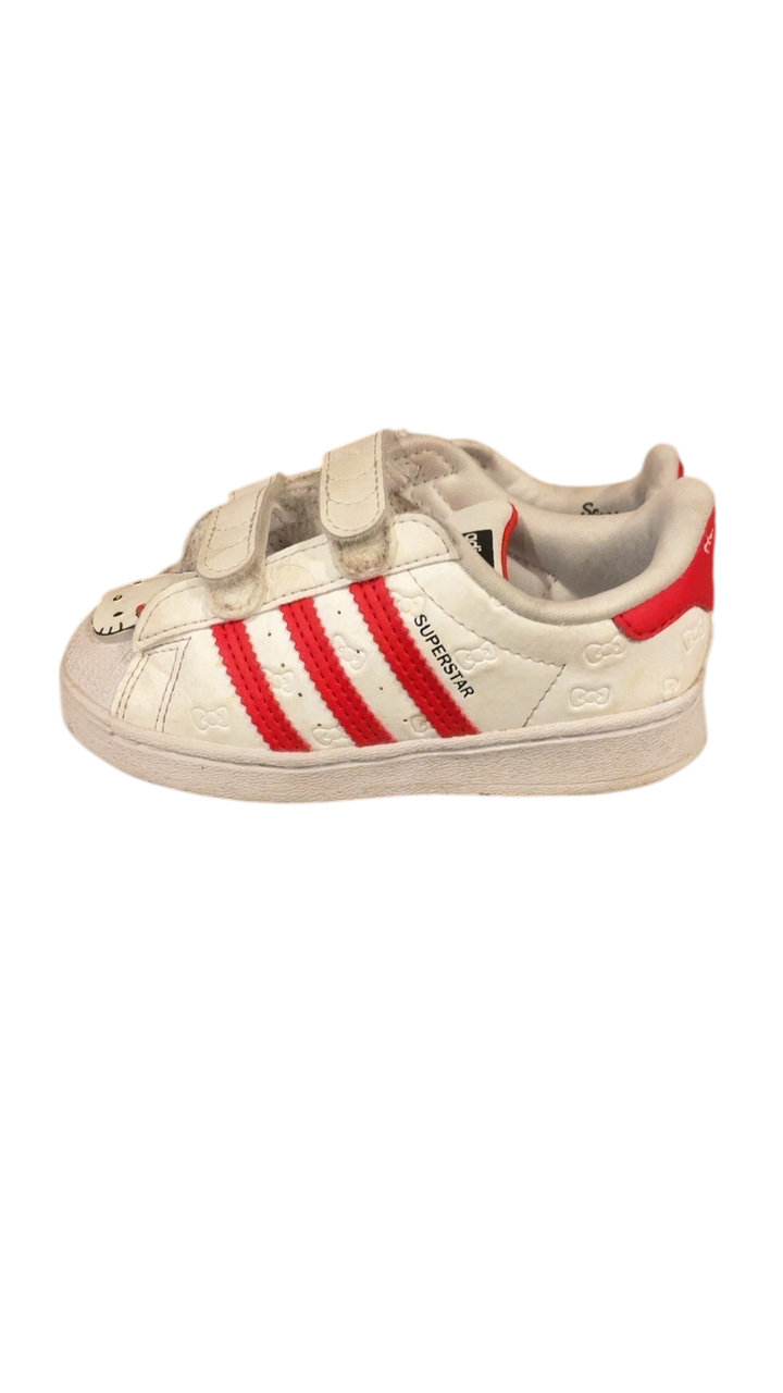 Adidas Sneakers 7 White and Red