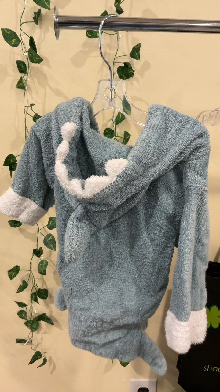 Baby Aspen Shark Robe 0-9 months
