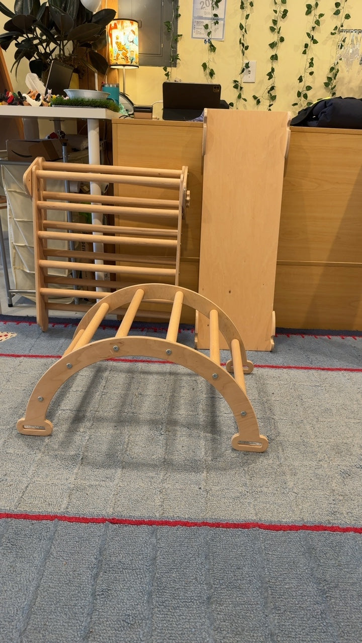 7-in-1 Foldable Pickler Triangle Climbing Set