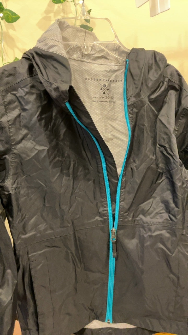 Rugged Exposure Rain Jacket Medium (10-12)