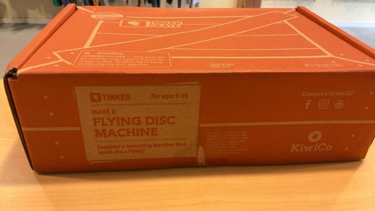 Tinker Crate “Make a Flying Disc Machine”