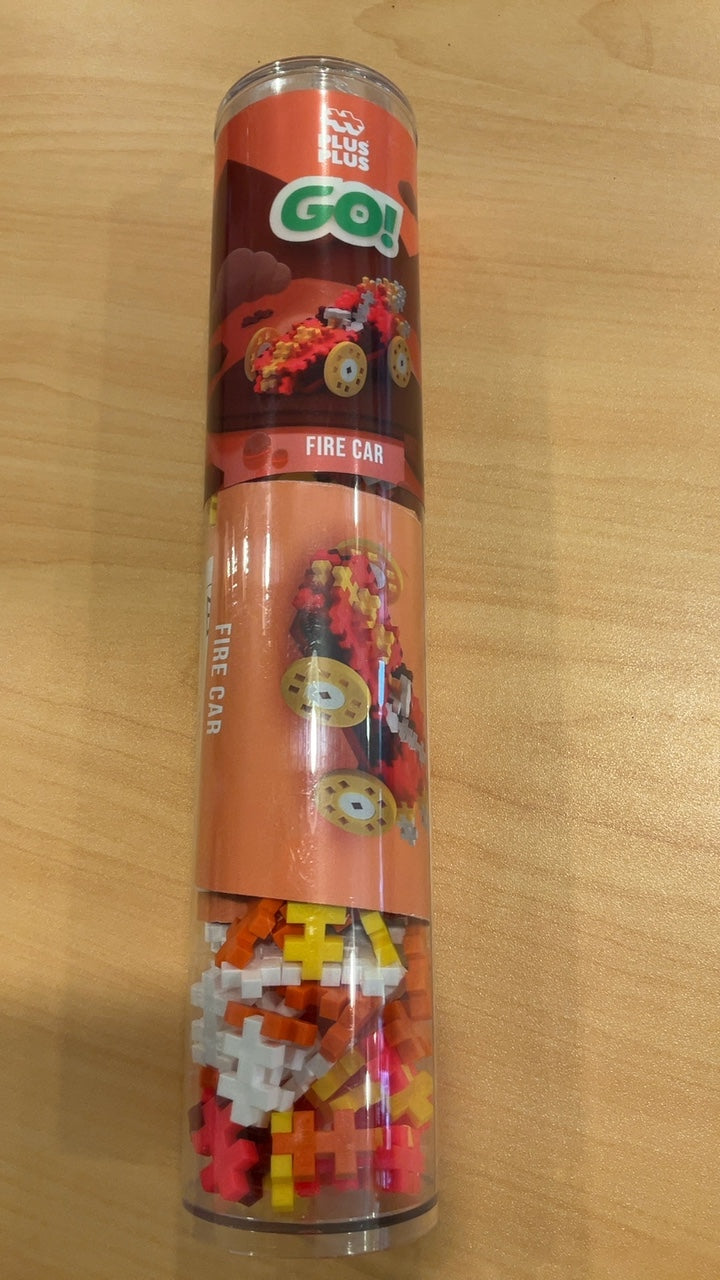 Plus-Plus GO! Fire Car building set