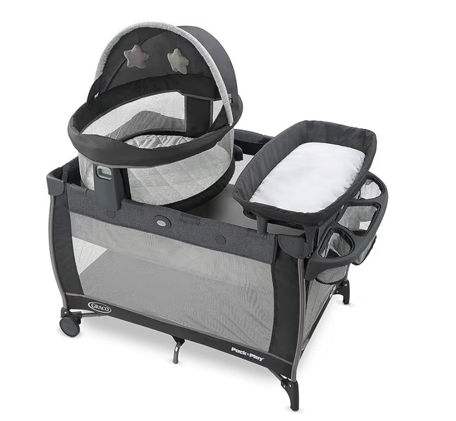 Graco Pack n Play Dome LX Playard with Baby Bassinet
