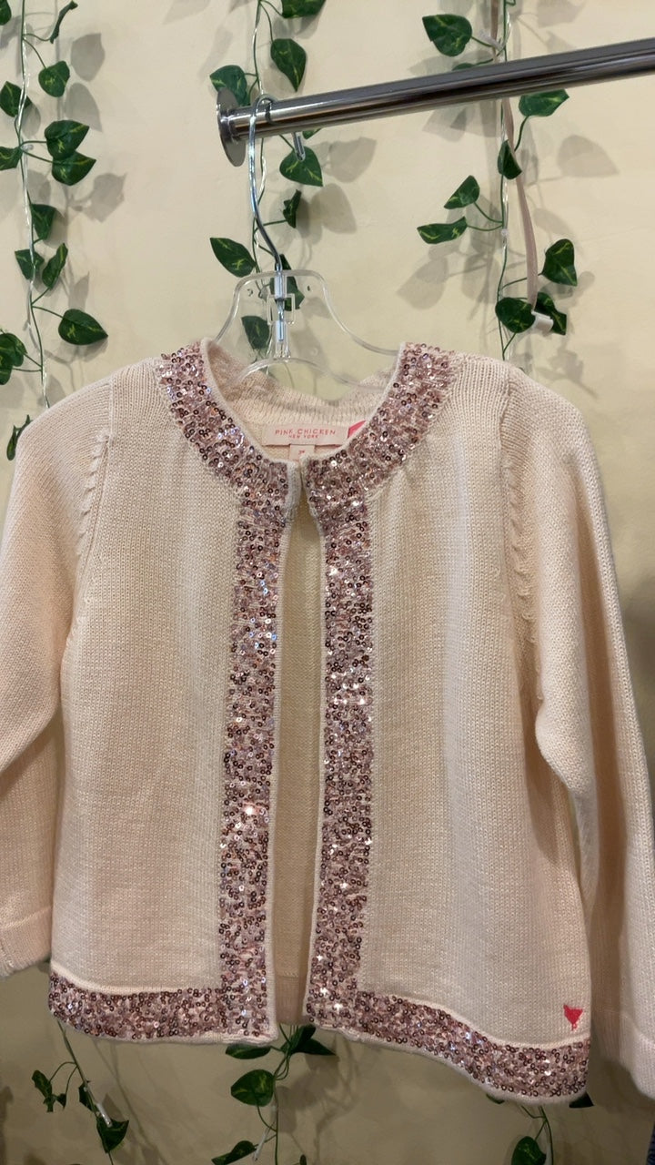 Pink Chicken Jacket - Size 3T