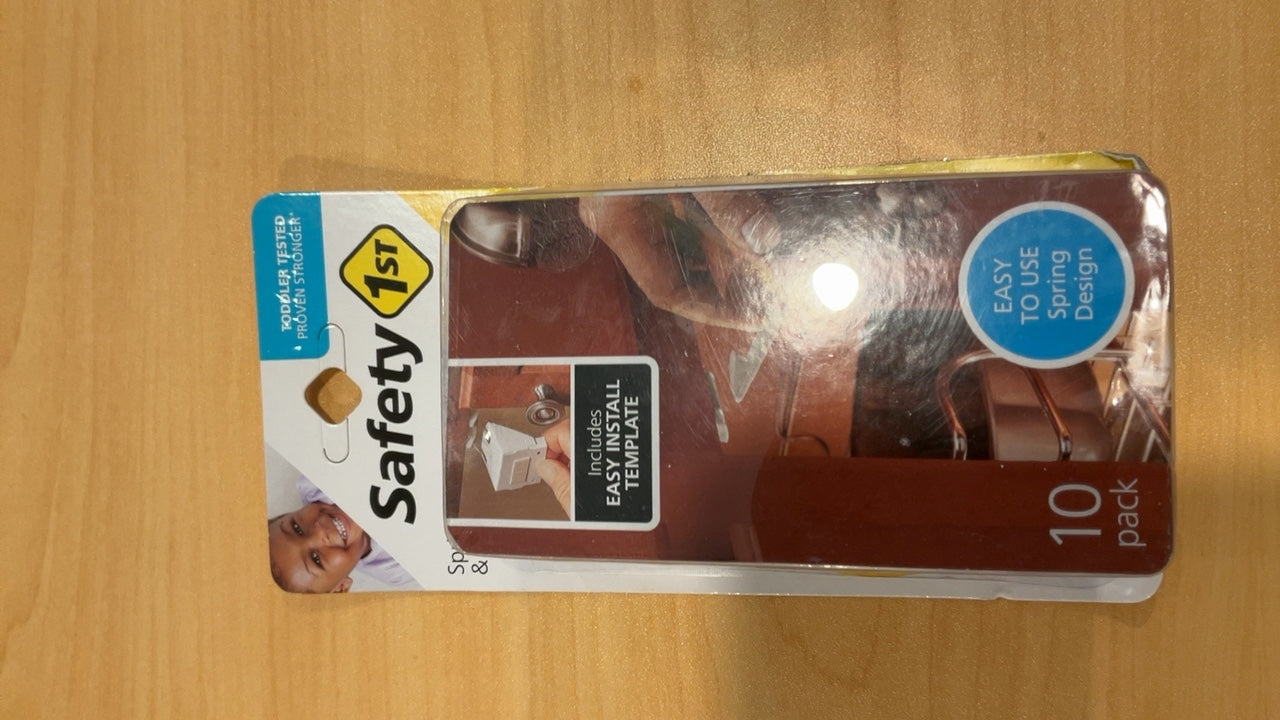 Safety 1st Spring-Loaded Cabinet & Drawer Latches