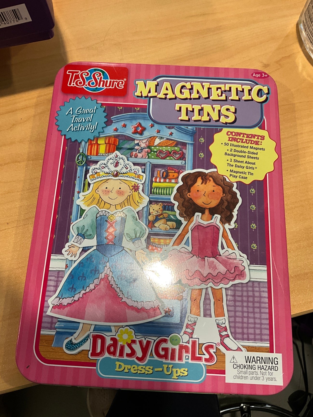 T.S. Shure Magnetic Tins - Daisy Girls (Missing 3 pieces)