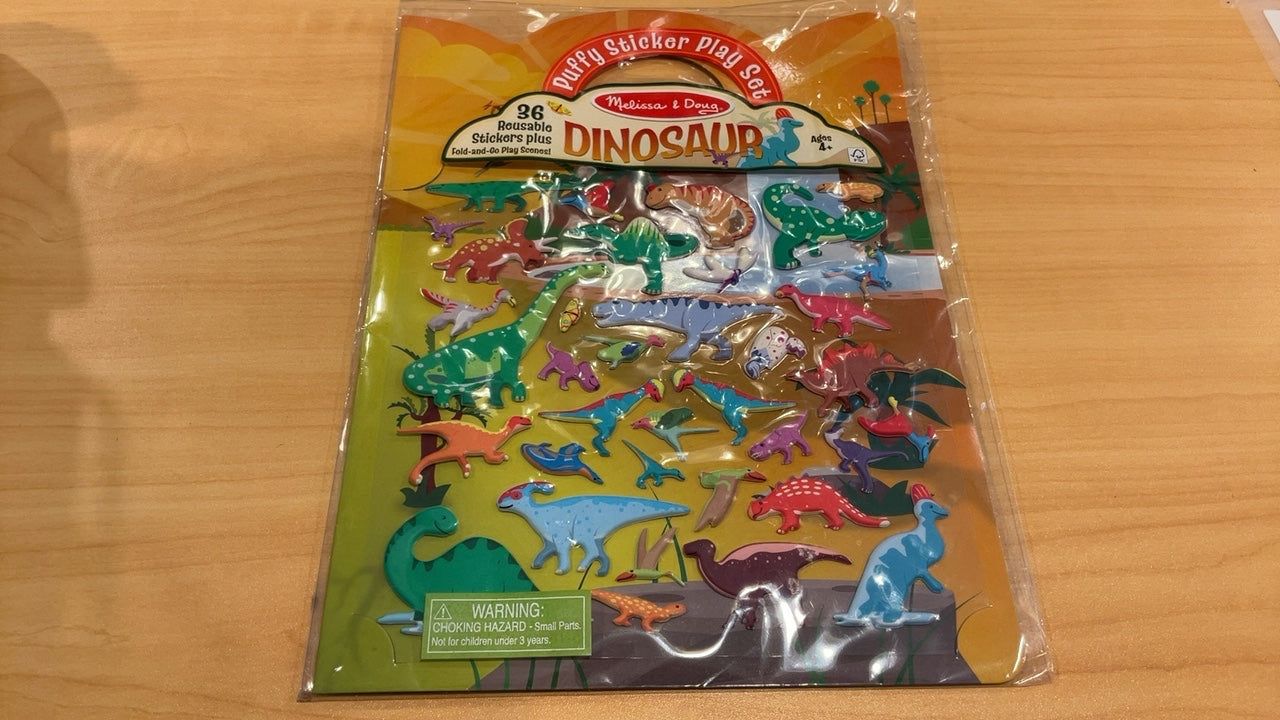 Melissa & Doug Dinosaur Reusable Sticker Set