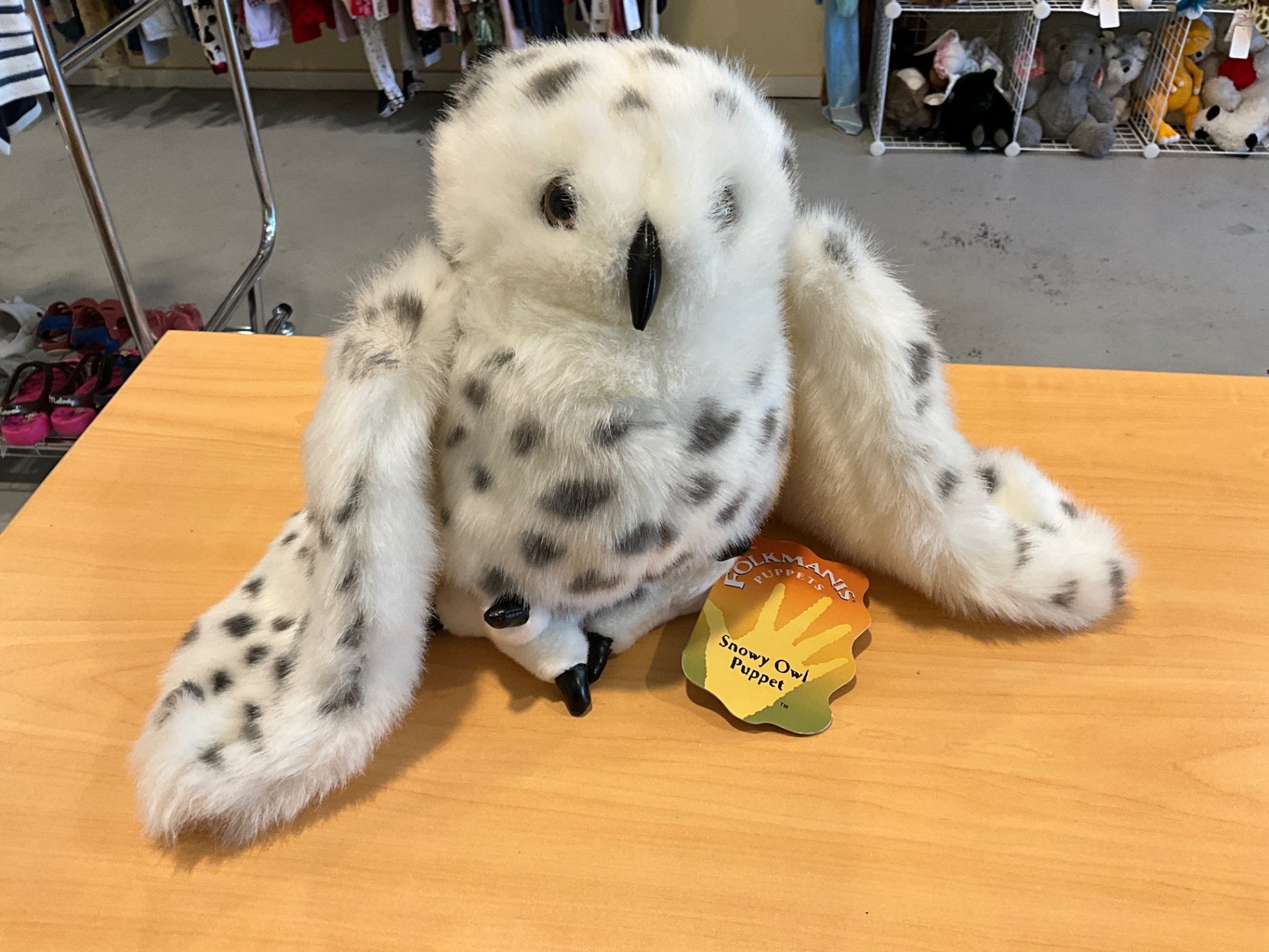 Folkmanis Puppets Snowy Owl NWT