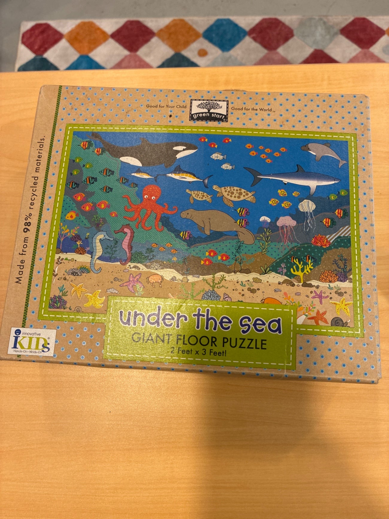 green start Puzzle | Size 24x36 inches