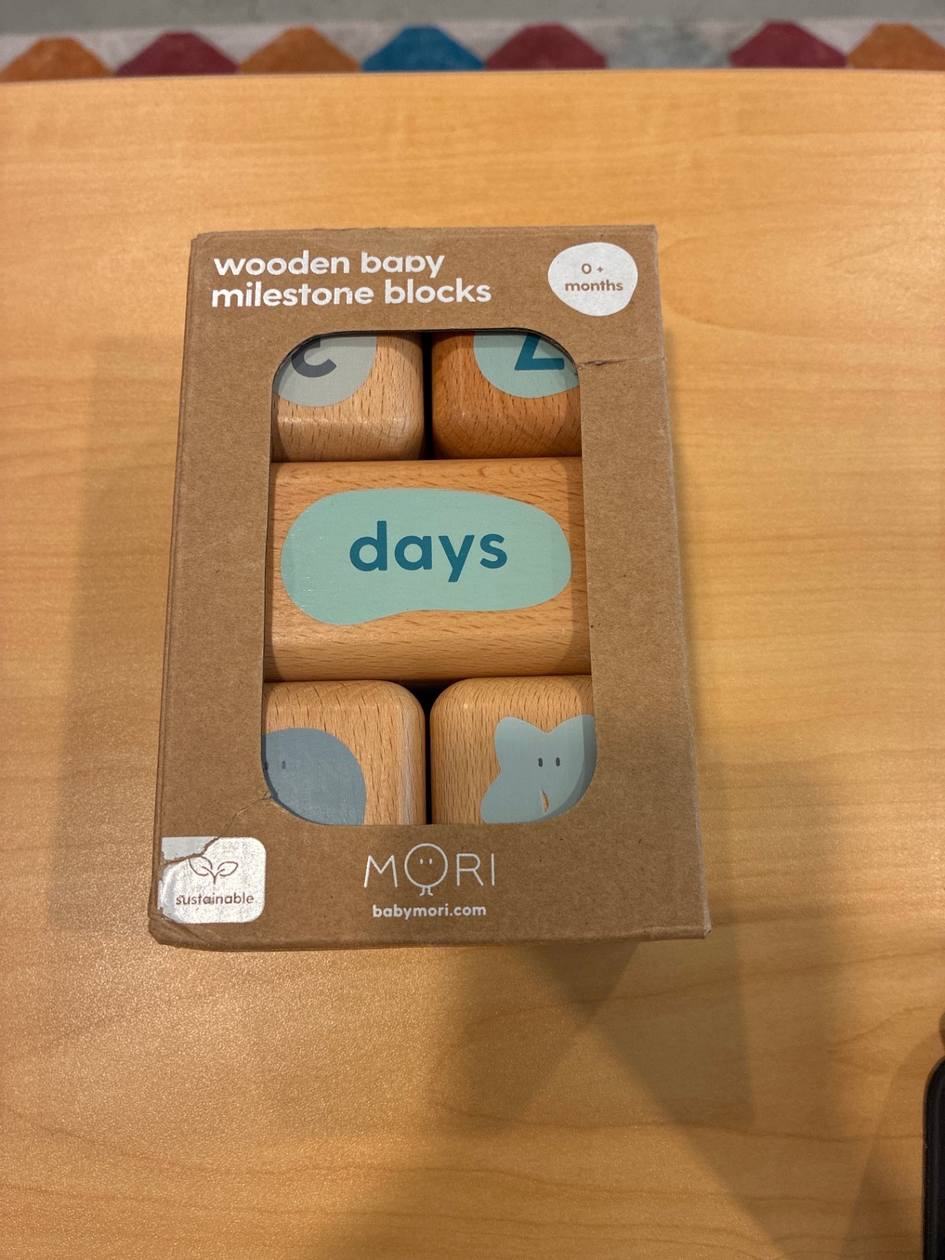 Mori | Wooden Baby Milestone Blocks