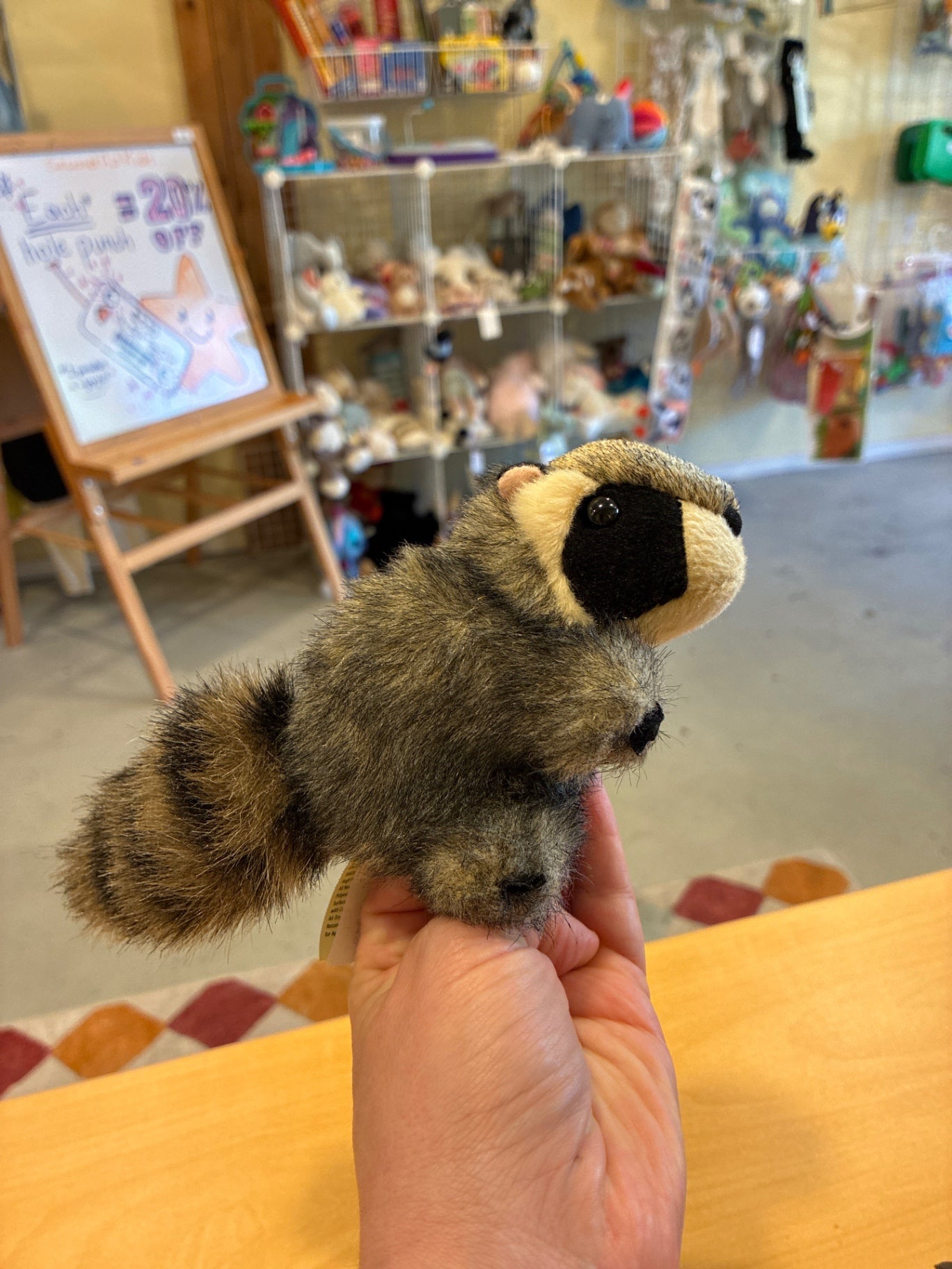 Folkmanis Puppets | Mini Raccoon