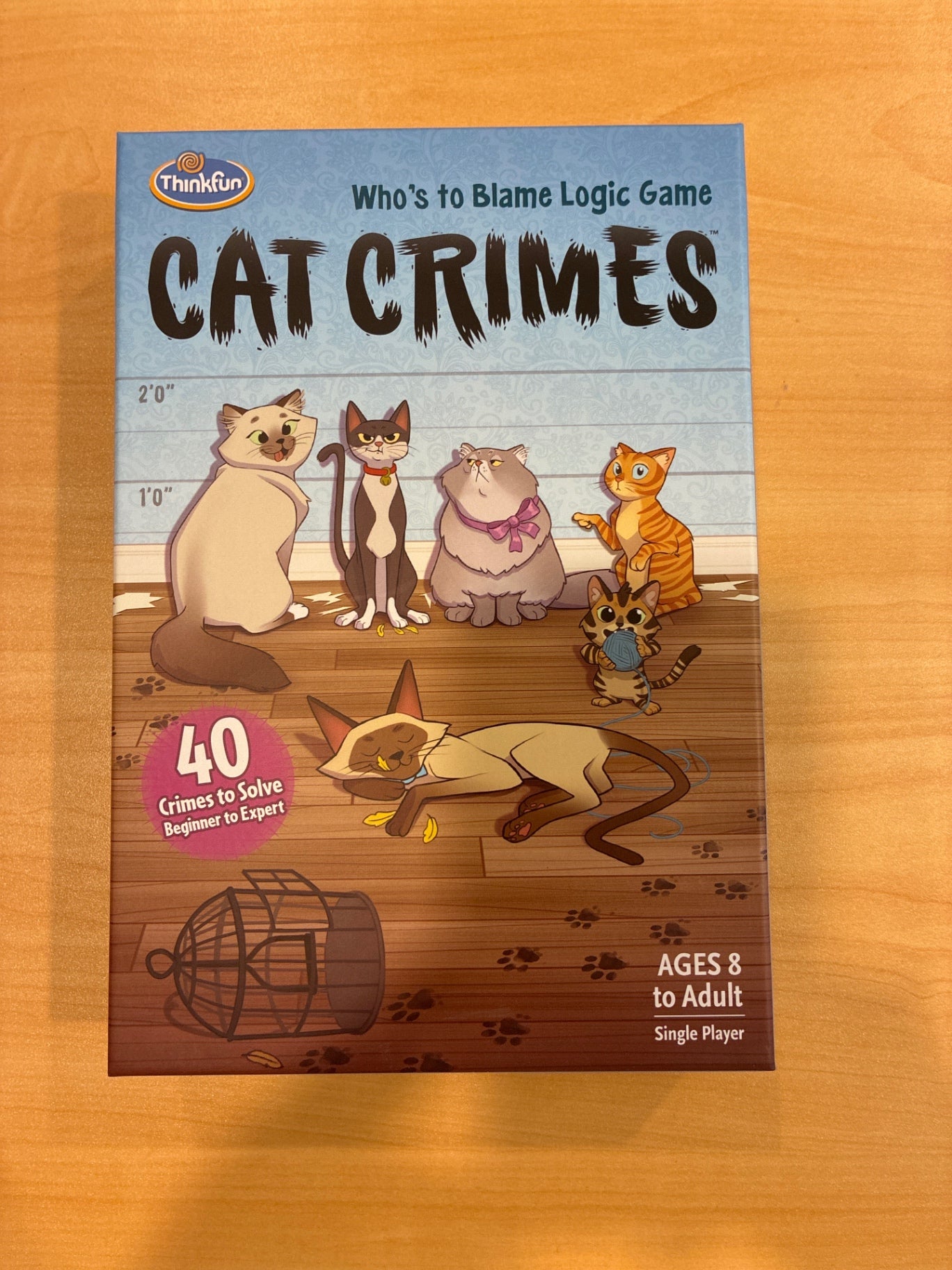 Thinkfun Board Game | Cat Crimes