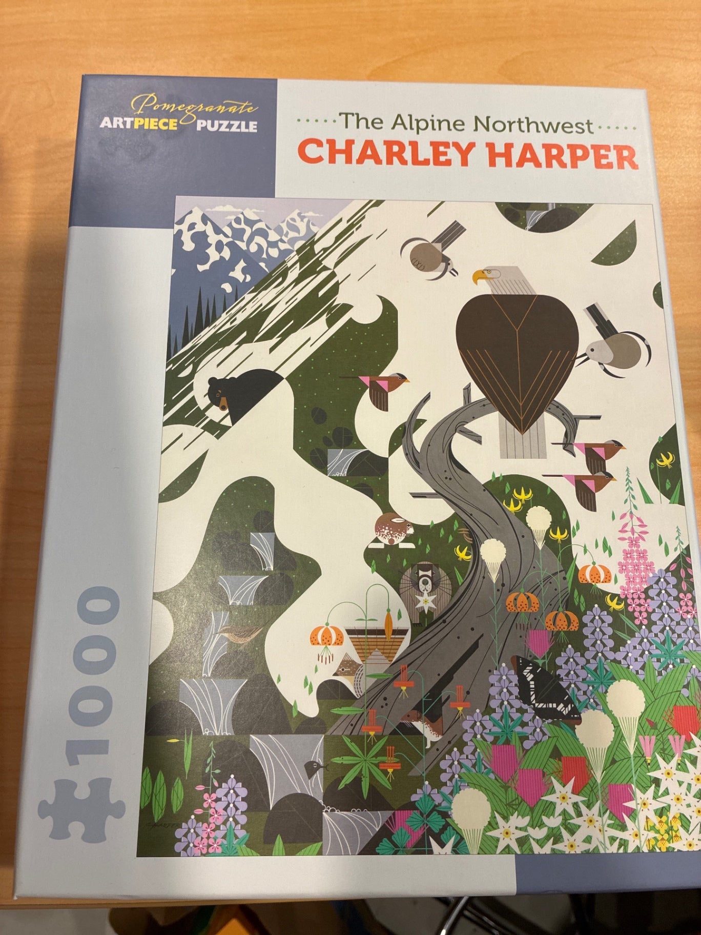 Pomegranate Puzzle | Charley Harper The Alpine Northwest