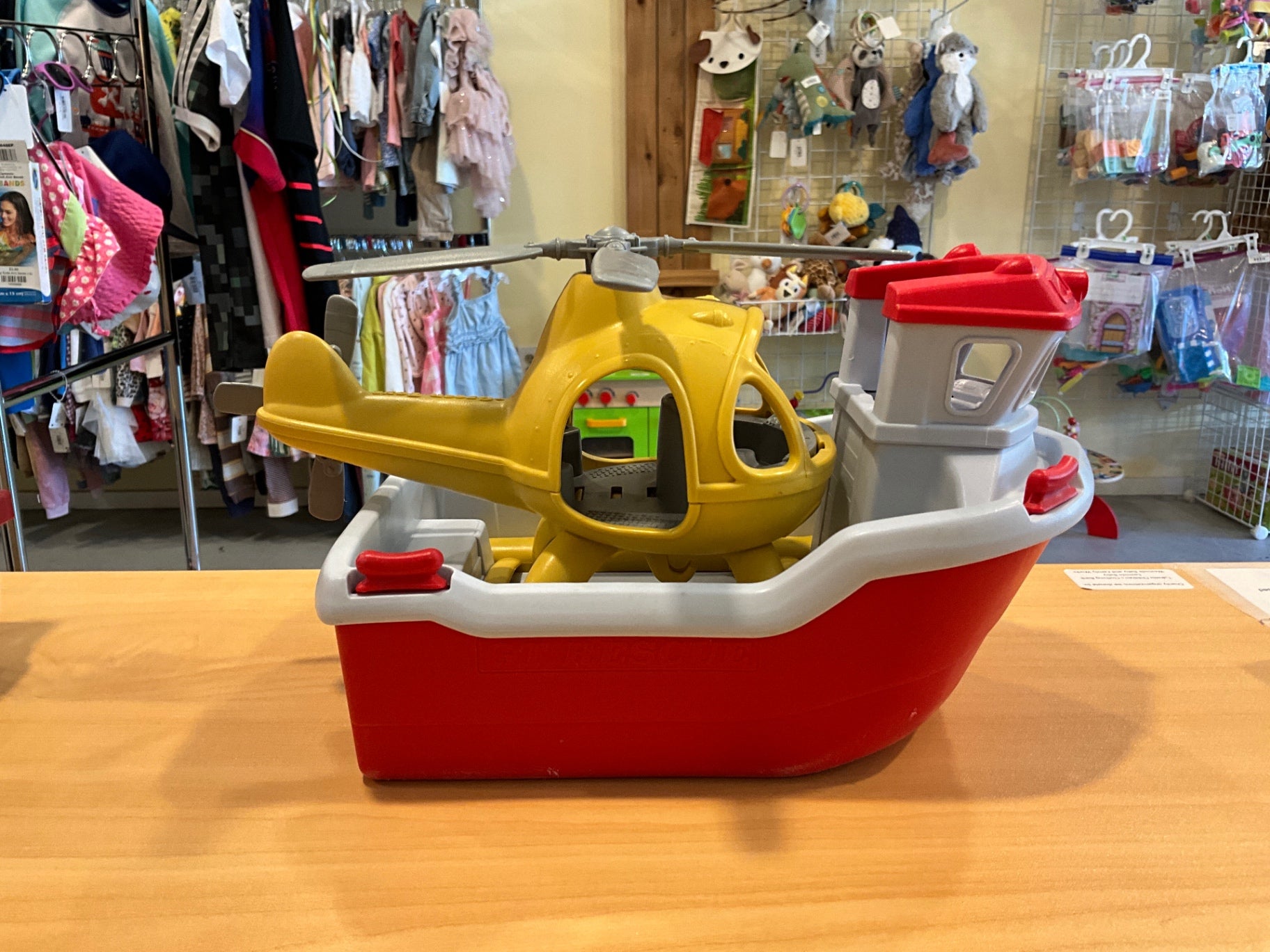 Green Toys | Rescue Boat & Helicopter