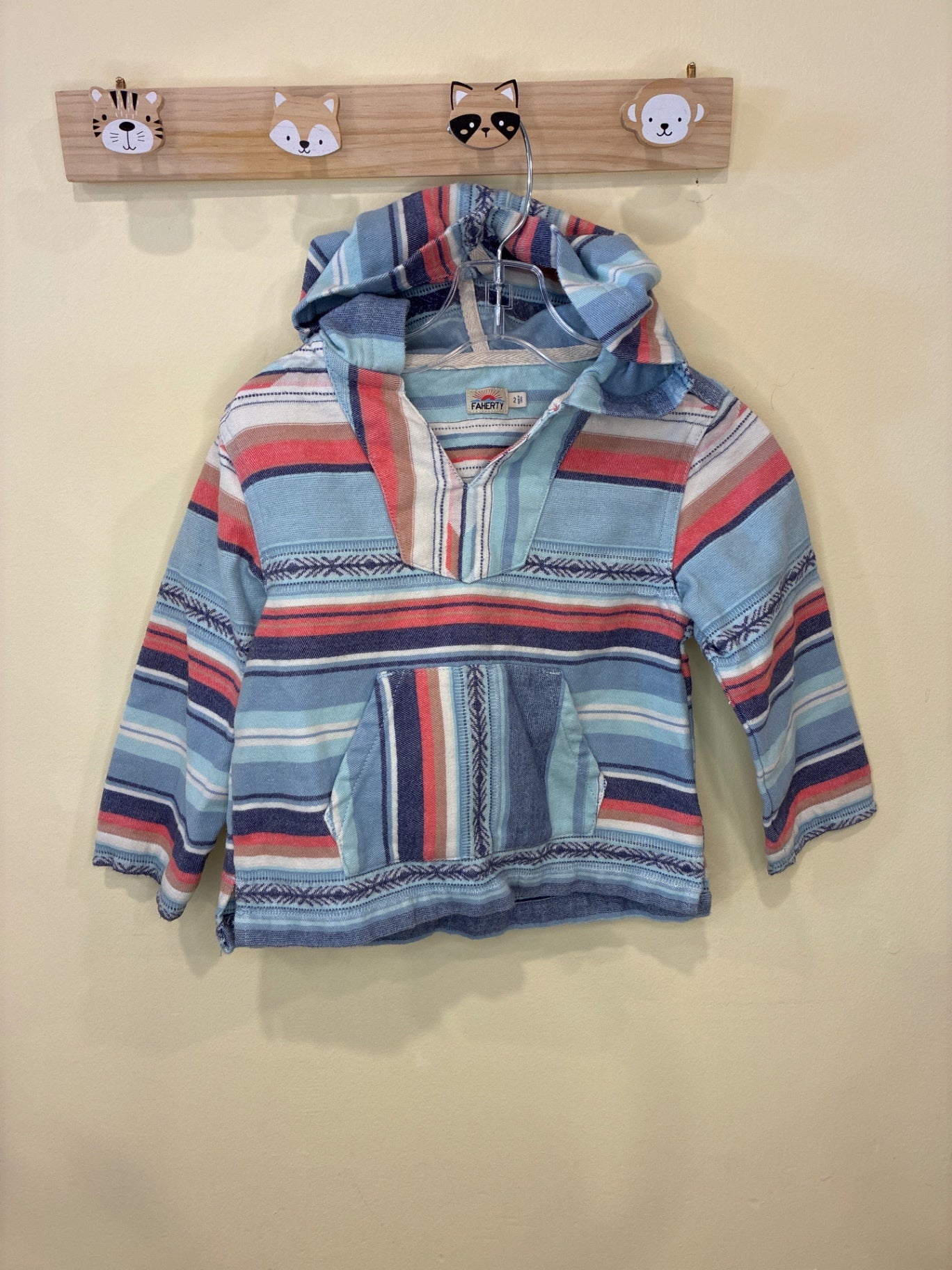 Faherty Kids Baja Hoodie  | Size 2