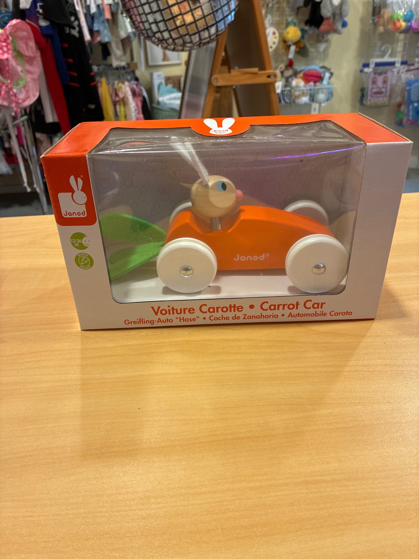 Janod | Carrot Car NIB