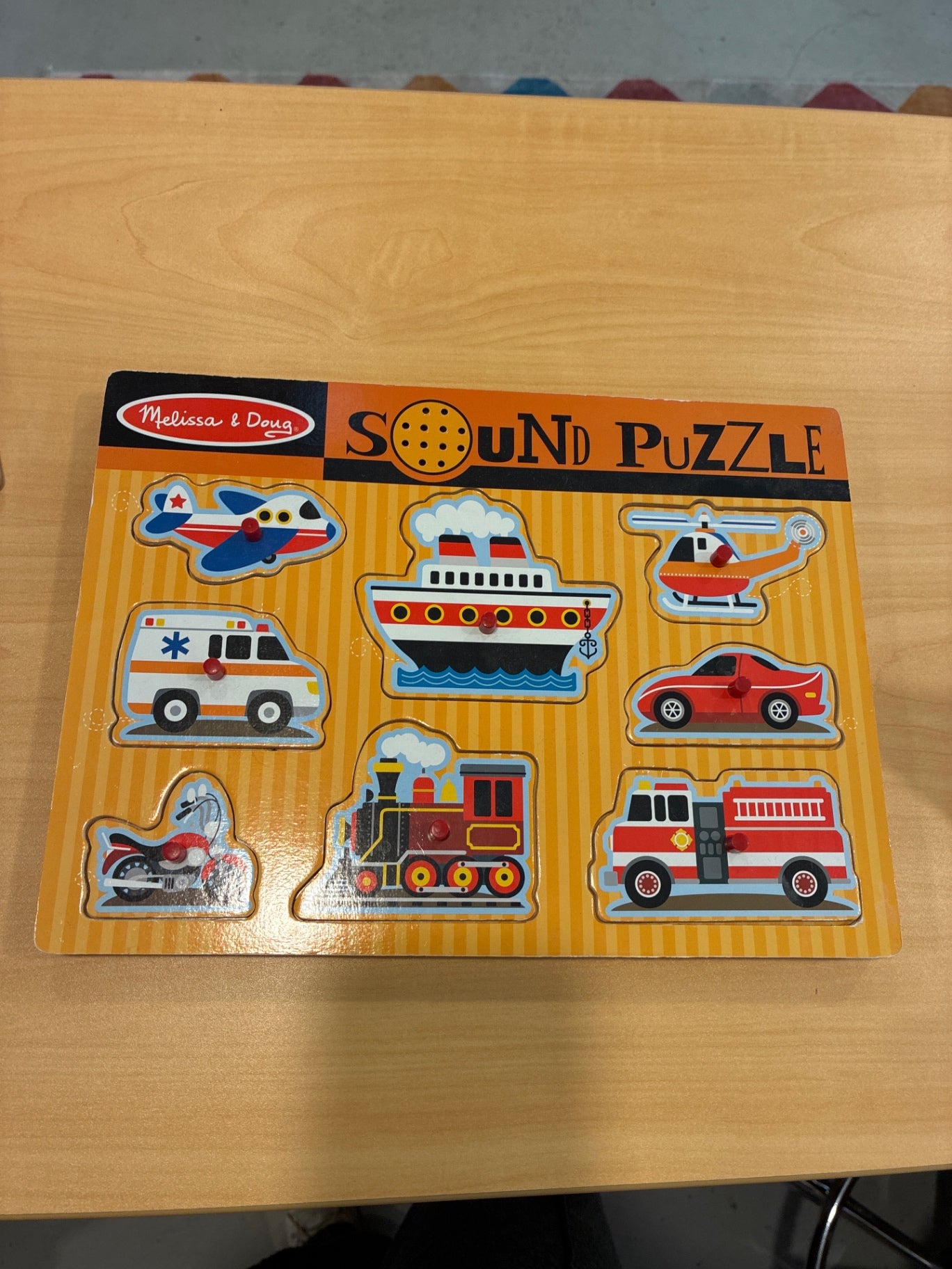 Melissa & Doug | Sound Puzzle Vehicles