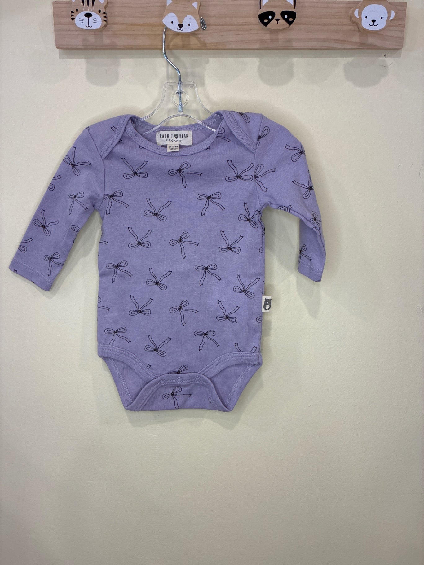 Rabbit + Bear Bodysuit | Size 0-3 m