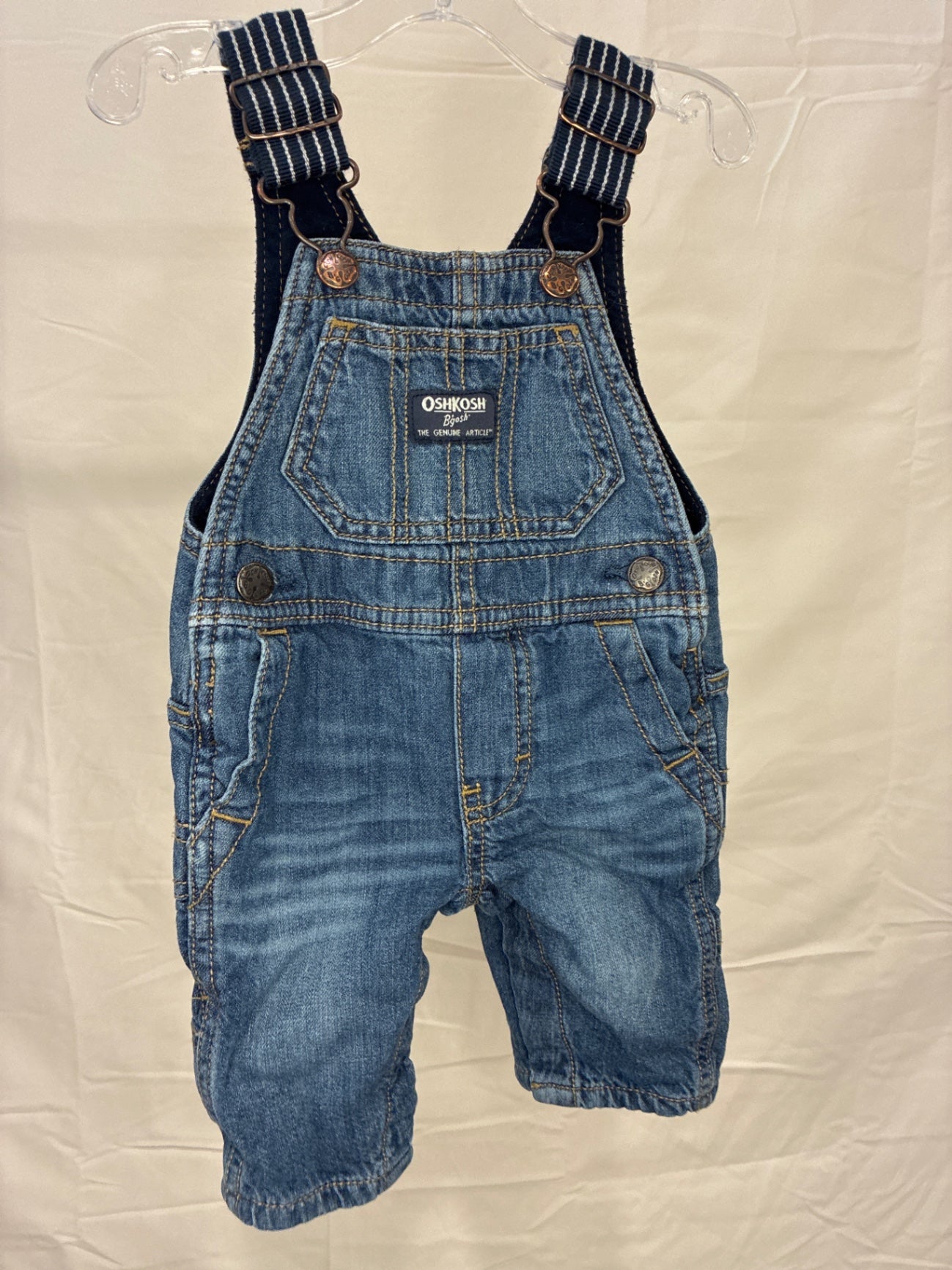 OshKosh B'gosh Lined Overalls | Size 3 months
