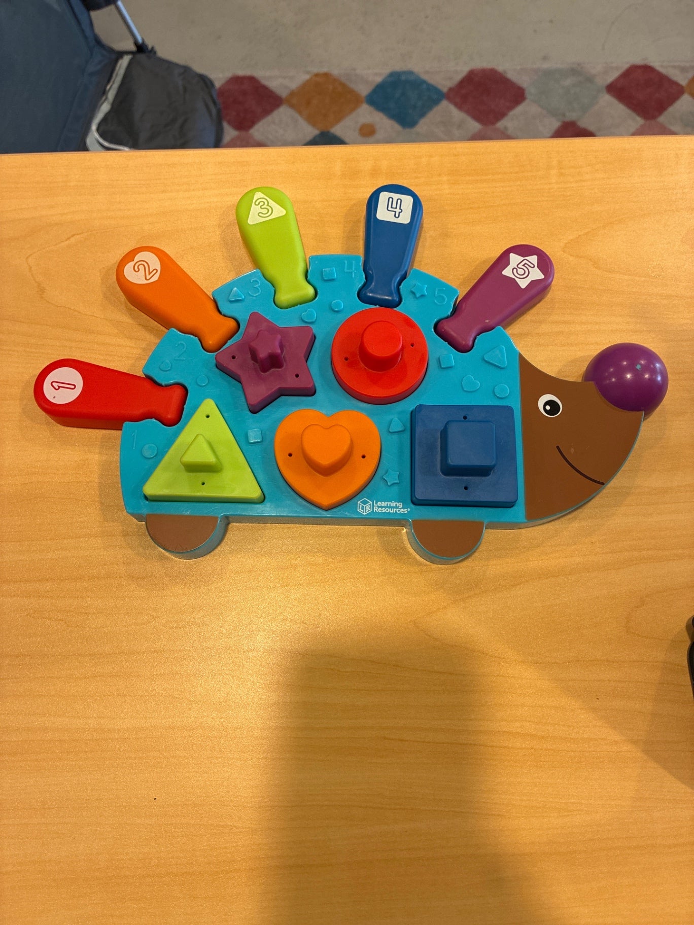 Learning Resources | Spike the Fine Motor Hedgehog Puzzle Playmate