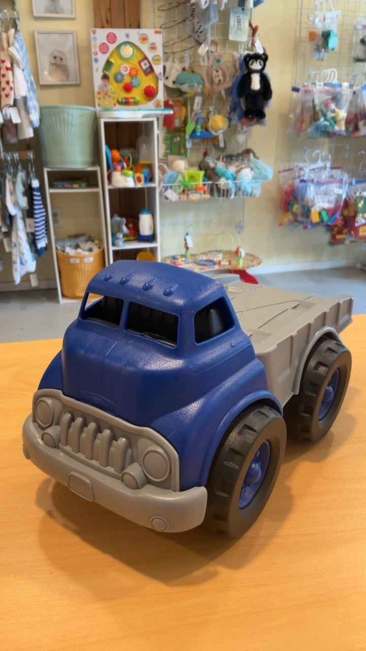 Green Toys Flatbed Truck and Race Car