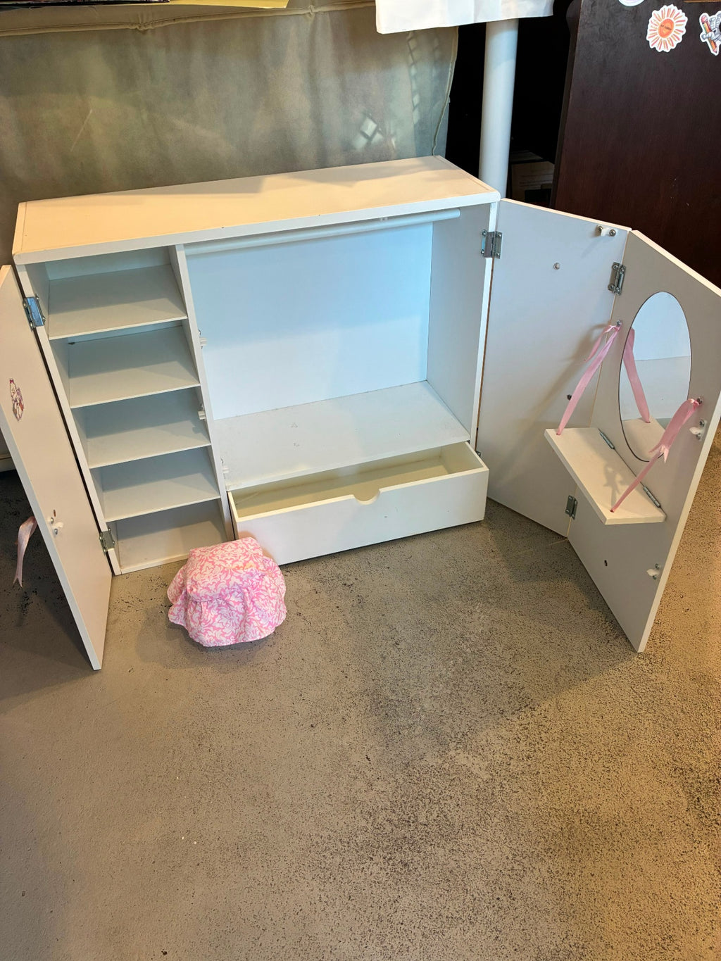 Our Generation | Wardrobe with Ottoman for 18" Doll