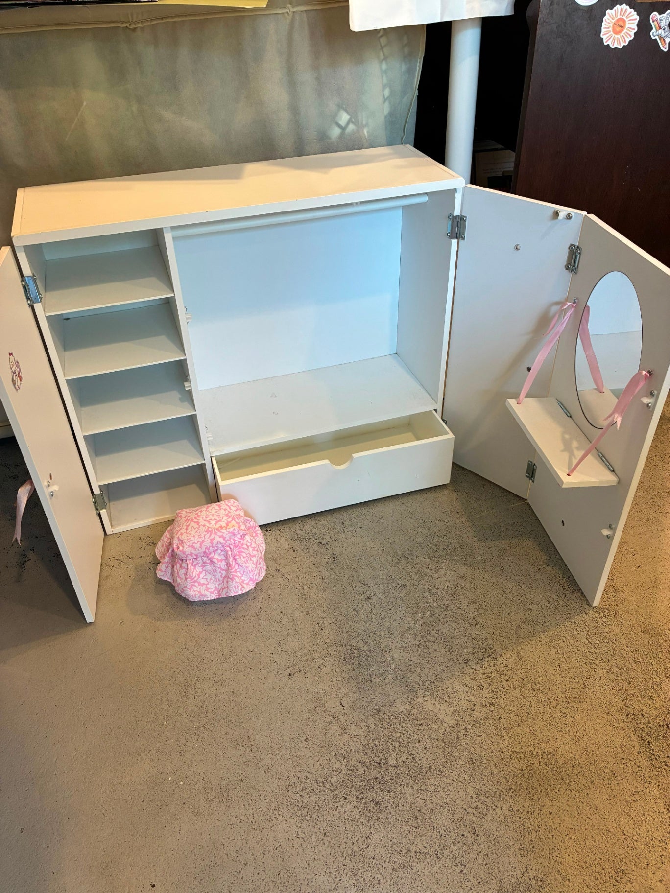 Our Generation | Wardrobe with Ottoman for 18" Doll
