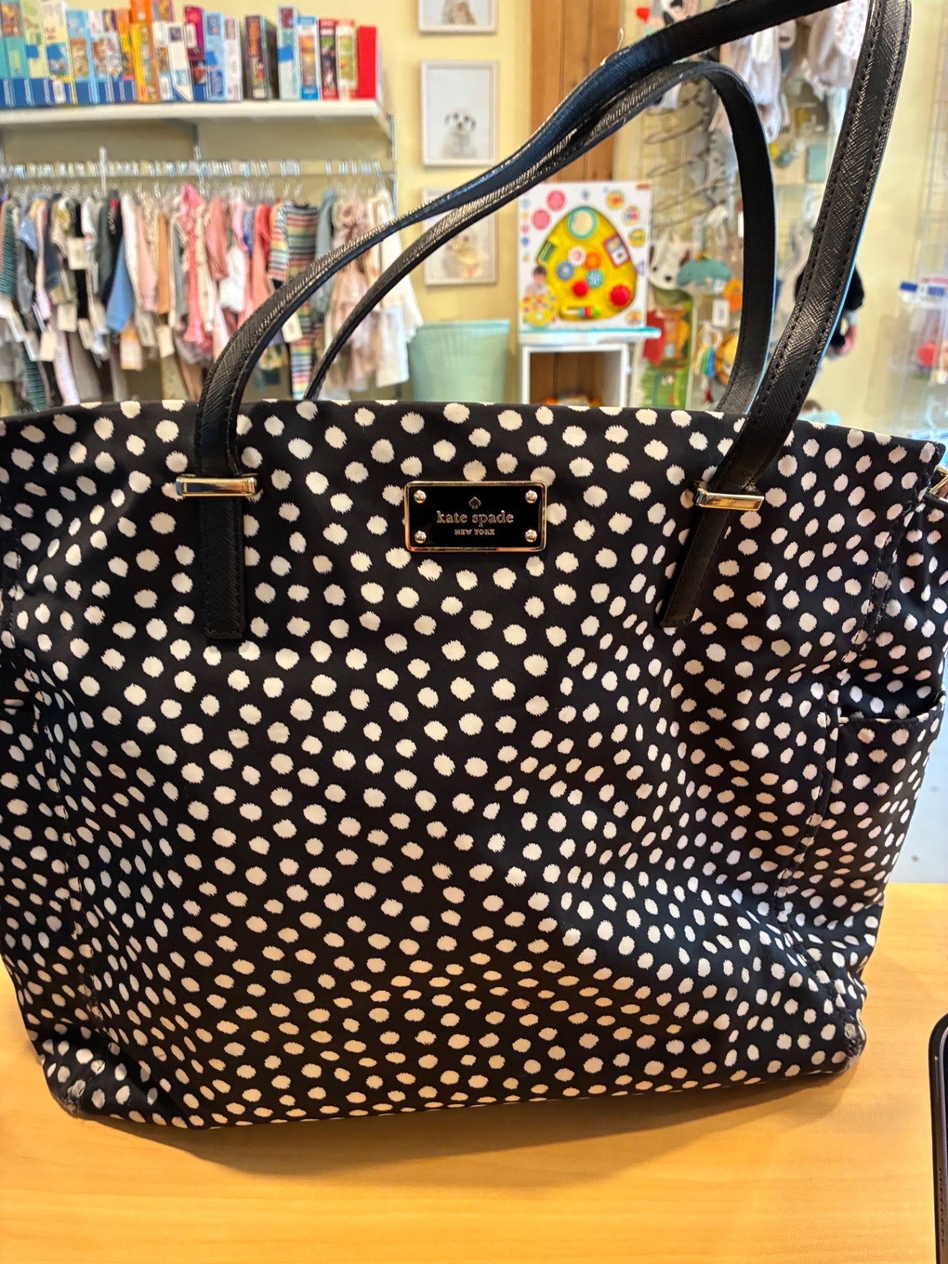 Kate Spade Polk a Dot Diaper Bag
