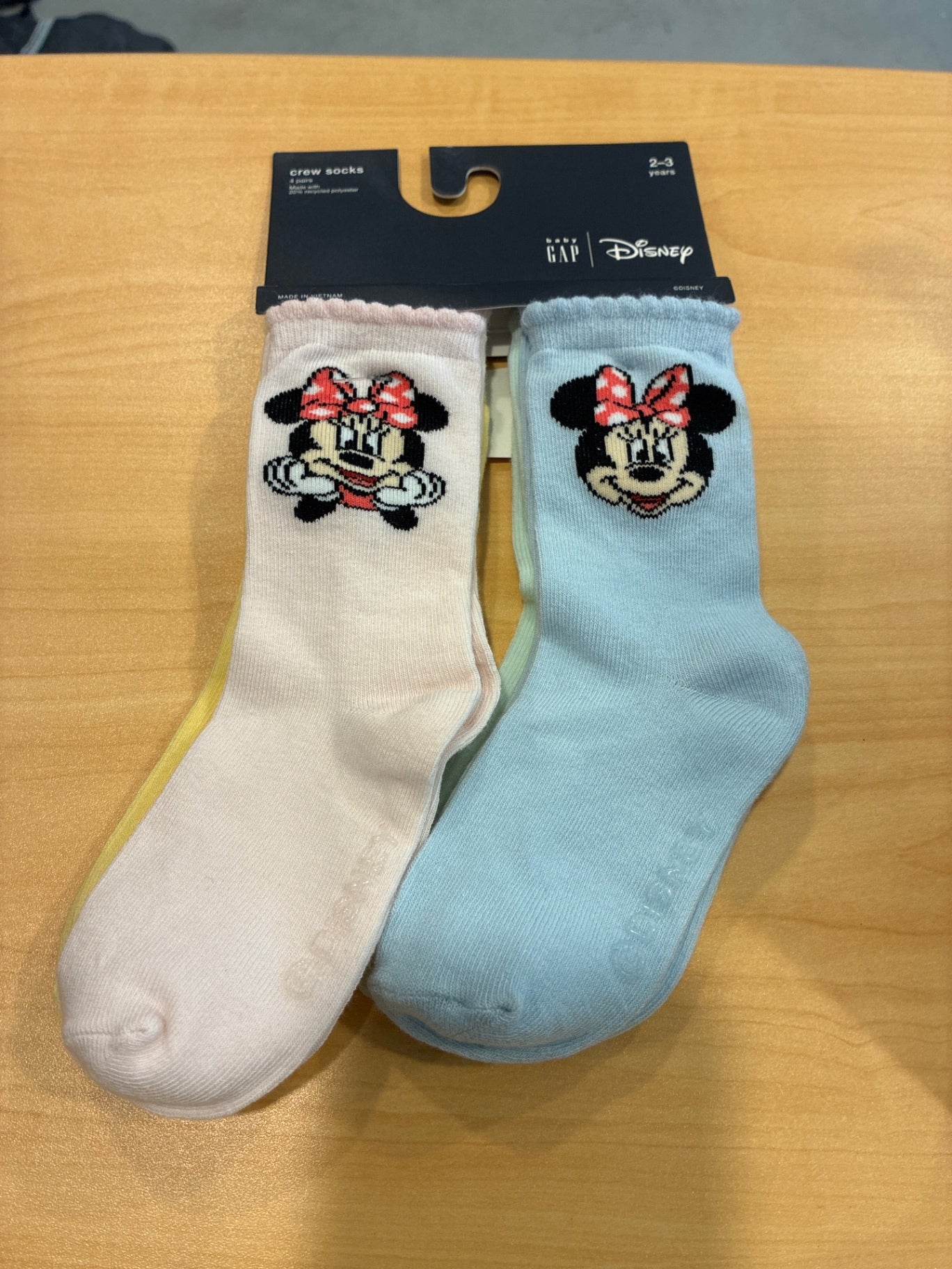 Disney Socks 4 Pack NWT | Size 2-3 years