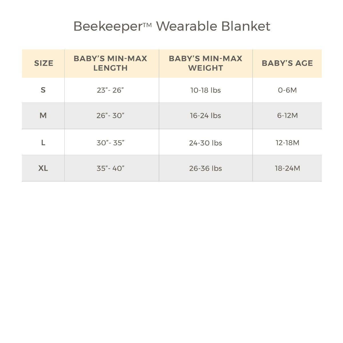 Hello Moon Organic Lightweight Beekeeper™ Wearable Baby Blanket