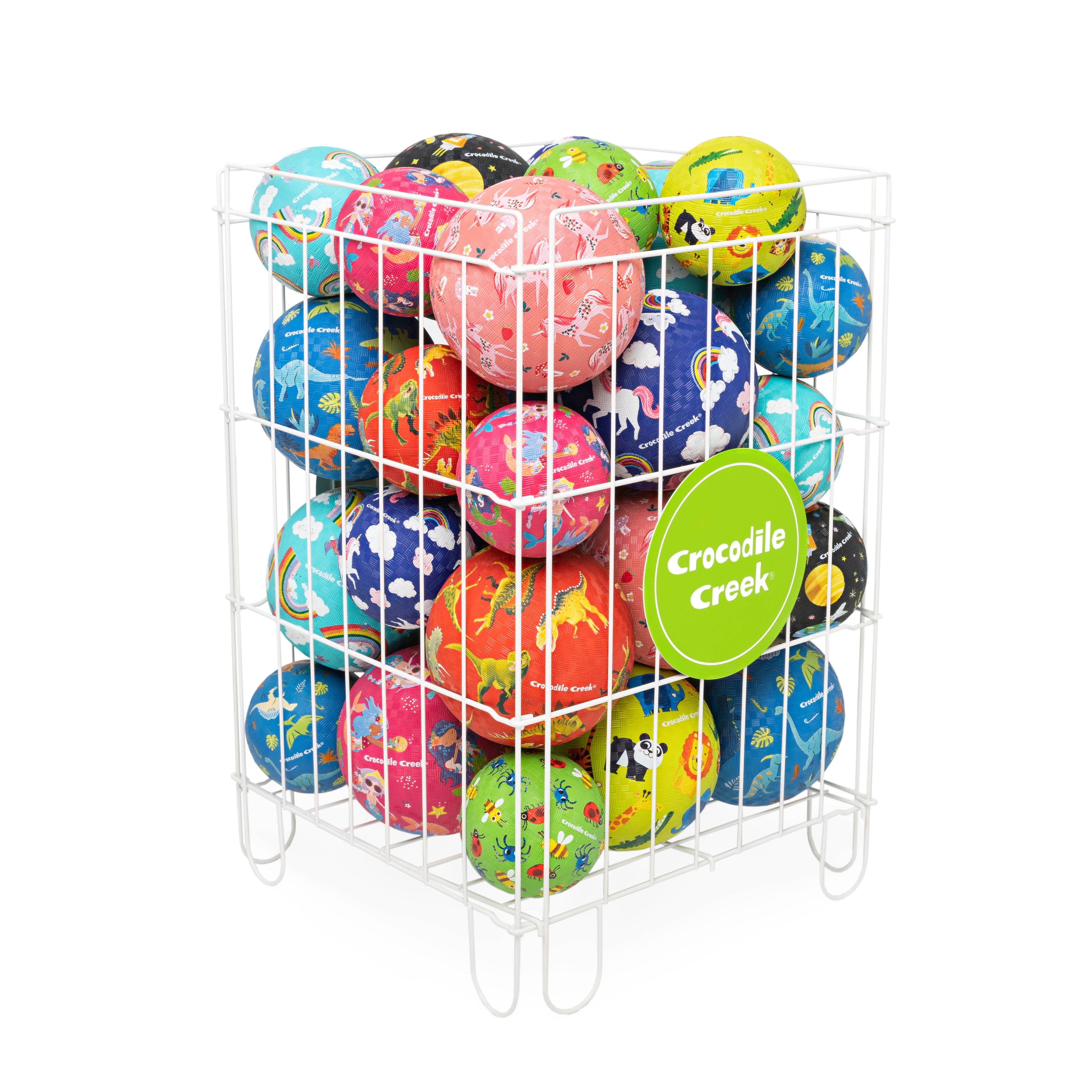 5" & 7" Playground Ball Assortment (48 Balls) With Display